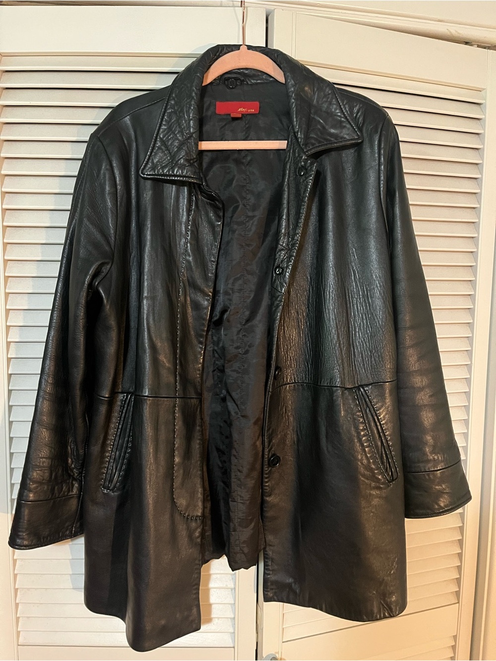 Vintage Max USA Genuine Leather Jacket Women’s XL